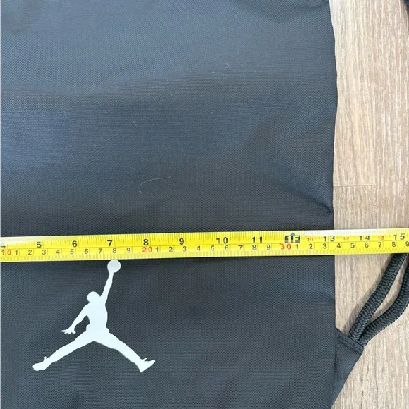 Jordan Black Drawstring Backpack - Picture 3 of 4
